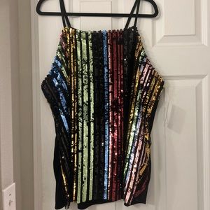 Brand New No Boundaries Sequin Top